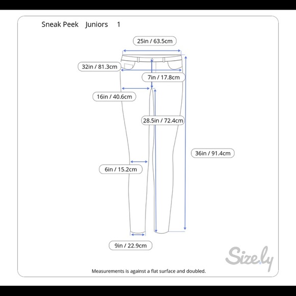 Light Green Sneak Peek Skinny Jeans Size 1 Juniors - Picture 9 of 9